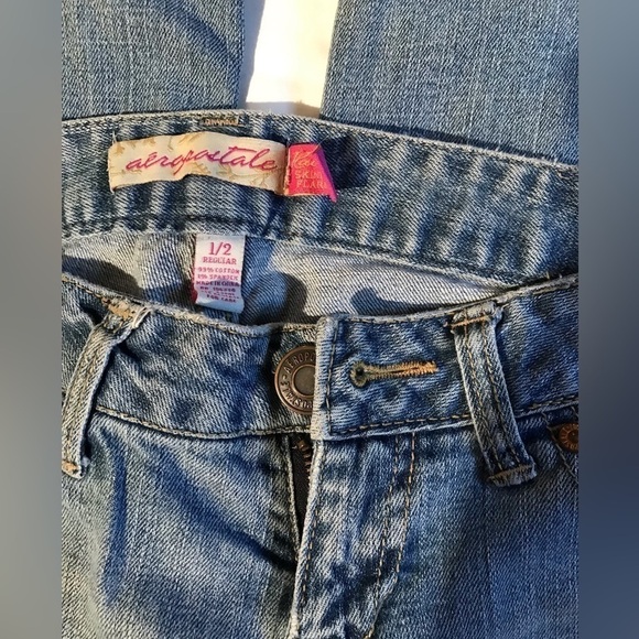 LOT OF 2 PAIR EUC JEANS SIZE 24” BIG STAR DENIM & AEROPOSTALE - Picture 3 of 7